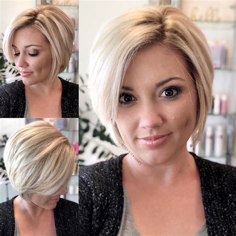 Growing out a pixie into an A-Line Bob. Full blonde ...
