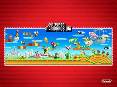 New Super Mario Bros Wii Nintendo Wallpaper 9133522 Fanpop