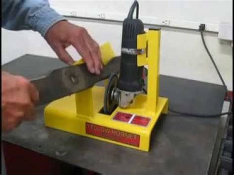 The diy experts at stack exchange offer a there is certainly an optimal angle to sharpen your lawnmower blade, but close might be good enough. How to make a mower blade sharpening jig | FunnyDog.TV