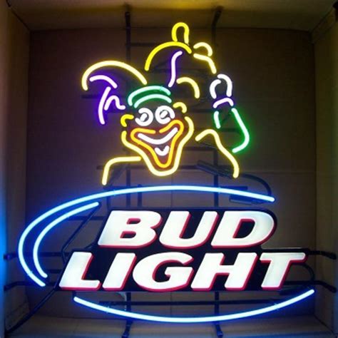 Custom Bud Light Jester Neon Sign Custom Neon Signs