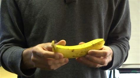 The Proper Way To Peel A Banana Youtube