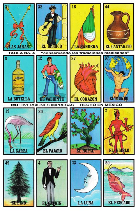 Free Loteria Mexicana Printable