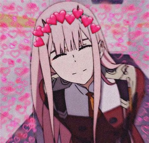 If someone can make an anime pfp of myself for me, i will love you forever <3 & give you money, or nudes/lewds!! Zero Two Aesthetic Pfp - 2021