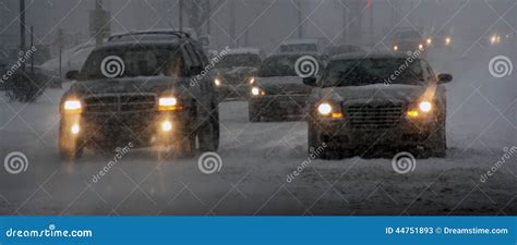 Snow Storm In Chicago Il Stock Image Image Of Chicago 44751893