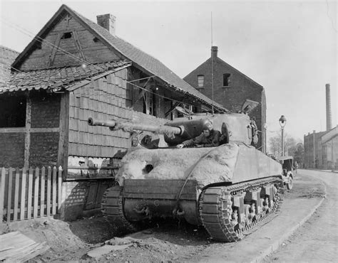 M4 Sherman 76 With Concrete Armor 2nd Armored Division 1945 Tanks