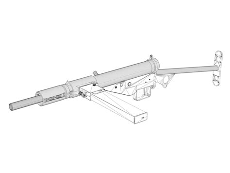 Sten Submachine Gun Collection 3d Model