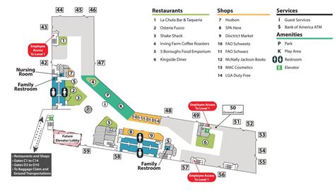 Laguardia Terminal B Gate Map