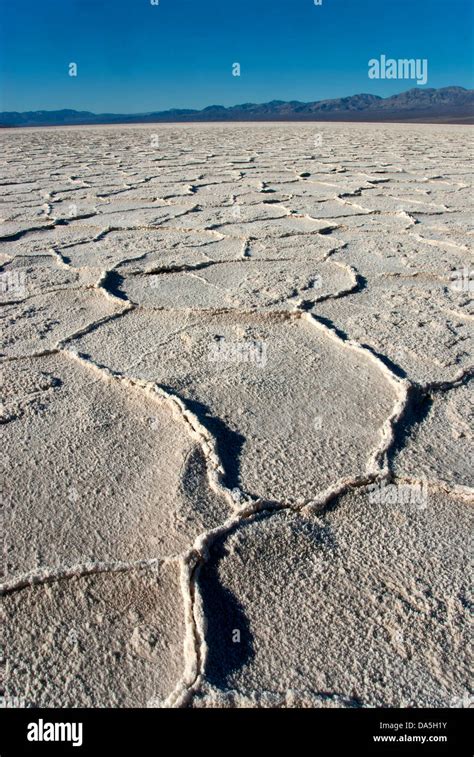 Salt Flats Badwater Lowest Point Usa Salt Landscape California