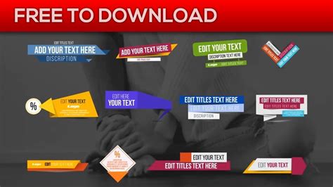 Download easy to customize after effects templates today. Sale Title | After Effects Template | Free Download - YouTube