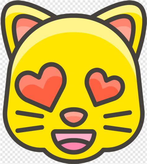 Heart Face Emoji Heart Eyes Emoji Cat Emoji Cat Face Cat Eyes