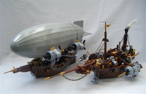 Lego Steampunk Airship Red Flickr