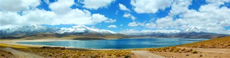 1400x875 Nature Landscape Atacama Desert Chile Lake Hut Dirt Road