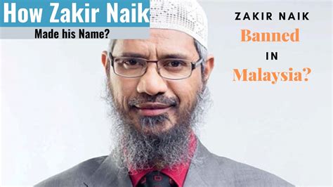Biography Who Is Dr Zakir Naik Youtube