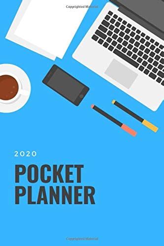 2020 Pocket Planner Monthly Calendar Planner January December For
