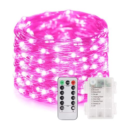 Battery Operated Copper Fairy Lights 66ft 200 Led Waterproof Silver