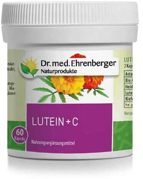 Lute Na C C Psulas Oft Lmicas C Psulas Dr Med Ehrenberger Bio Naturprodukte Vitalabo