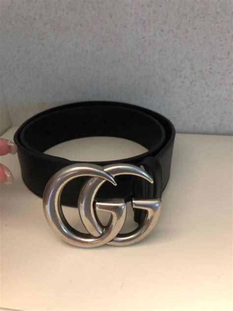 Black Silver Authentic Gucci Belt Got This Belt Last Year And Used It