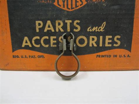 Find Harley Knucklehead Vl Wl Wla Wlc 45 Handlebar Control Cable Clamps