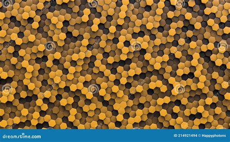 Yellow Cells Captured By Coronaviruses Stock Photo