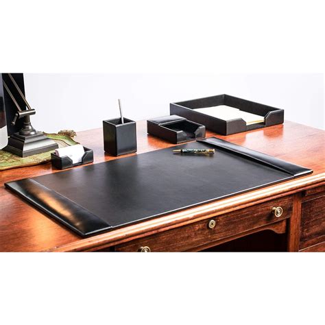 The Best Office Set Desk Accessories Leather Black Your Best Life