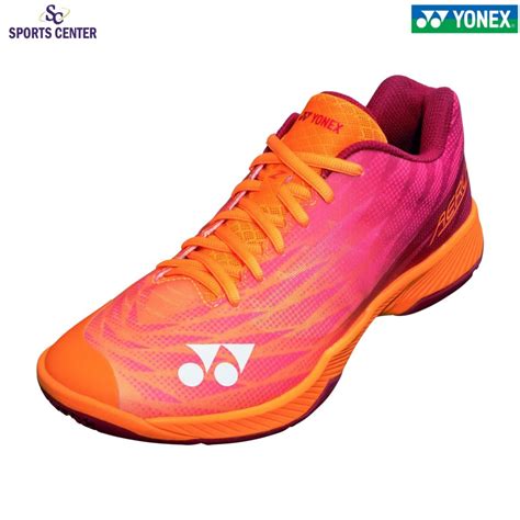 Sepatu Badminton Yonex Power Cushion Aerus Z 2 Z2 Men Orange Red