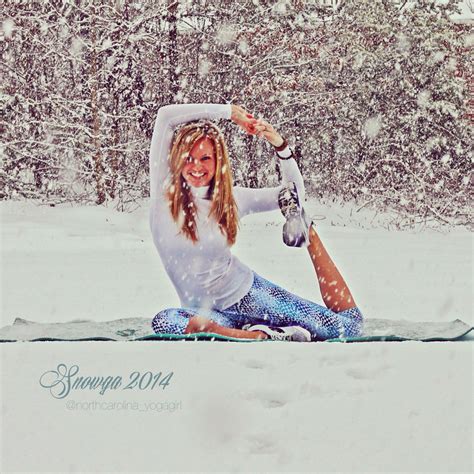 Snowga Snoga Yoga Yoga Pose Yoga Poses Mermaid Pose Snow