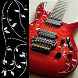 Custom Guitar Stickers Images