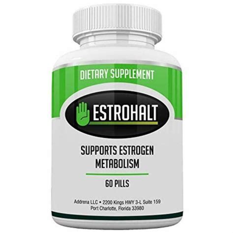 Estrohalt Natural Estrogen Blocker Pills For Men Women With Dim And