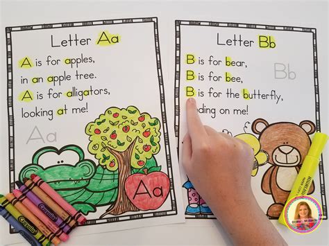 Alphabet Poems For Shared Reading Alphabet Poem Preschool Curriculum
