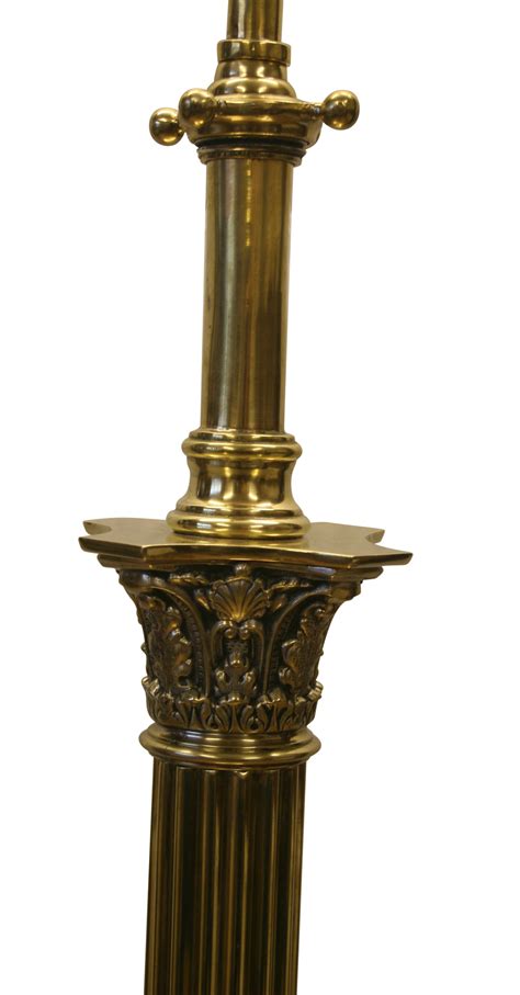 Besides good quality brands, you'll also find plenty of discounts when you shop for antique brass hardware during big sales. An antique brass Victorian standard lamp- Williams Antiques