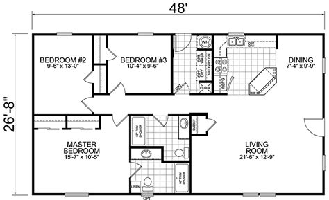 You will be sharing the house with another quiet, professional, friendly female i have decent sized furnished bedroom with shared bathroom available in a 4bed/2bath single family home near fremont bart. 28 x 48 Floorplan-1 | Mobile home floor plans, Bedroom ...