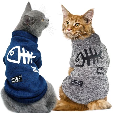 Cute Cat Clothing Winter Pet Puppy Dog Clothes Hoodies For