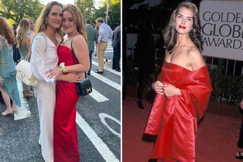Brooke Shields Poses With Daughter Rowan 18 In Rare Photo As She