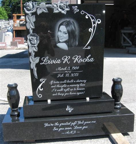 Custom Grave Markers And Monuments Headstone Design Engraving Grave