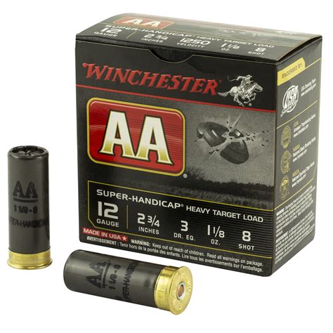 Winchester Aa Super Handicap Heavy Target Load 12 Gauge 275″ 1250 Fps