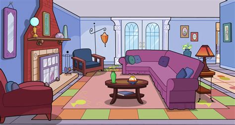 Living Room House Cartoon Clip Art Library