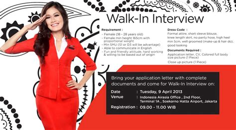 01salary & emoluments the g. Fly Gosh: Indonesia Air Asia - CabinCrew Walk in Interview