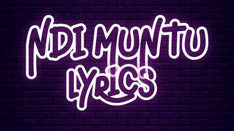 Ndi Muntu Lyrics By Stream Of Life Kennedy Secondary School Youtube