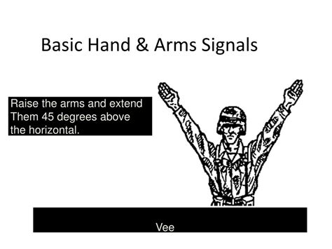 Ppt Hand And Arm Signals Powerpoint Presentation Free Download Id