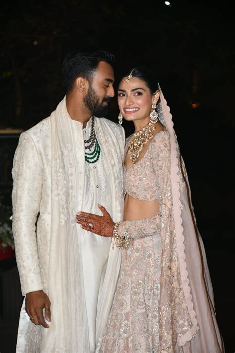 kl rahul and athiya shetty are now married view the first wedding photos scoop beats