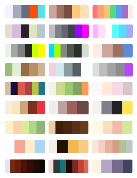 F2u Color Palette 2 By Nocteryx On Deviantart