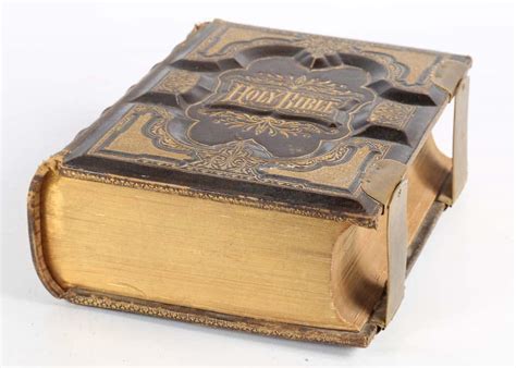 Antique 1873 Holy Bible Ebth