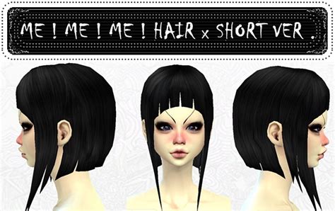 Sims 4 Goth Hair Cc A New Hairstyle Elizabeth For Your Female Sims