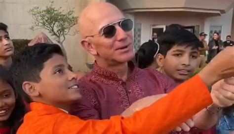 Three sons, and a daughter. Makar Sankranti: Amazon CEO Jeff Bezos dressed in ...
