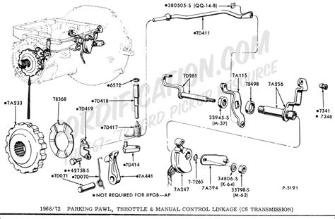 Ford C6 Transmission Exploded View