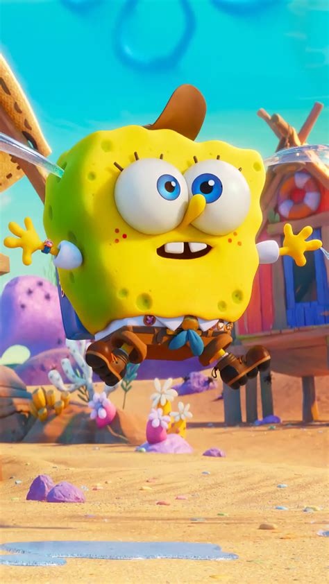 Squidward Spongebob Movie Sponge On The Run 4k Hd Phone Wallpaper