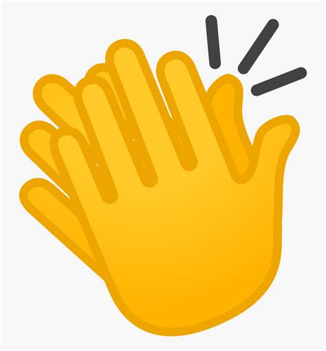 Clapping Emoji Png Transparent Free Transparent Clipart Clipartkey