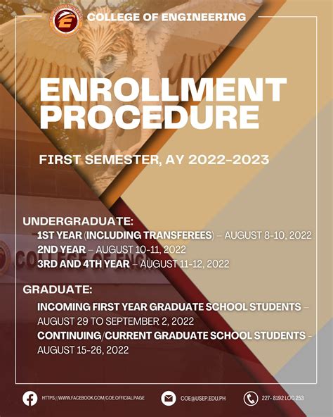 Enrollment Procedure For The First Semester Of Ay 2022 2023 College