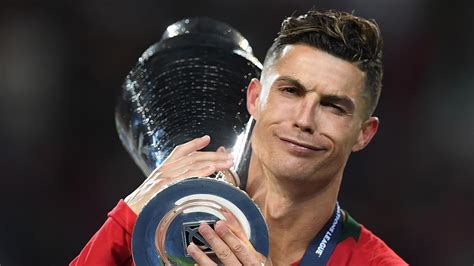 Uefa Nations League Trophy Ronaldo Cristiano Ronaldo S Portugal Wins