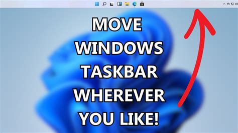 Windows 11 Move Taskbar To Top Left And Right Of The Screen How To